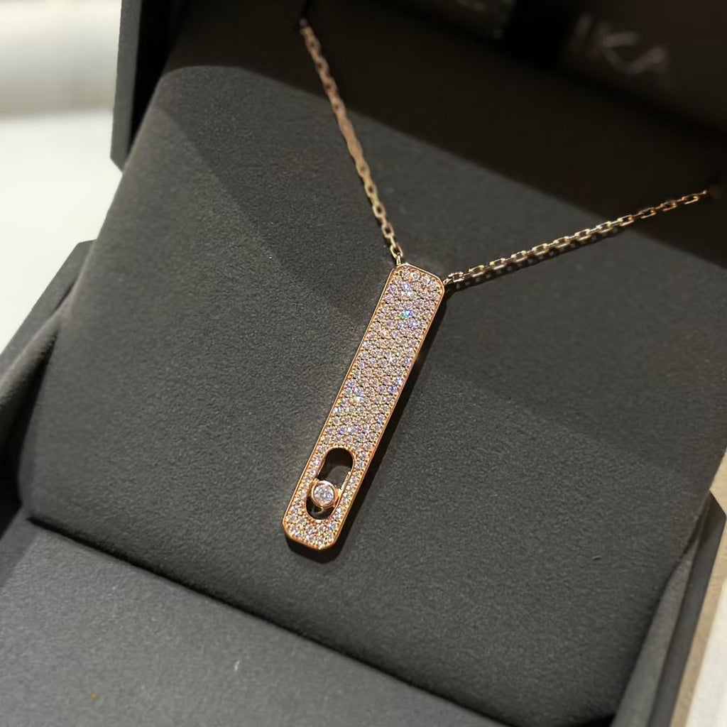 [Imperial Jewelrys]私のファーストダイヤモンドパヴェネックレス