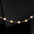 [Lumi]New  CLOVER 5 MOTIFS  PINK MOP BRACELET COLLECTION