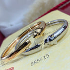 ¡®Lumi¡¯PANTHERE SILVER OPEN BRACELET