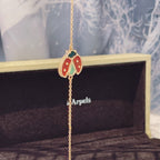 ¡®Lumi¡¯LUCKY SPRING 1 MOTIF PINK GOLD BRACELET