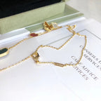 ¡®Lumi¡¯LUCKY SPRING 4 MOTIFS ROSE GOLD NECKLACE