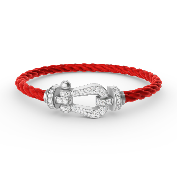 ¡®Lumi¡¯FORCE LARGE HORSESHOE FULL DIAMOND BRACELET SILVER