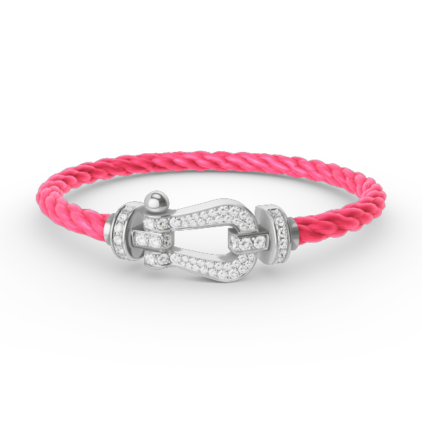 ¡®Lumi¡¯FORCE LARGE HORSESHOE FULL DIAMOND BRACELET SILVER