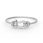 ¡®Lumi¡¯FORCE  LARGE HORSESHOE FULL DIAMOND TENNIS BRACELET